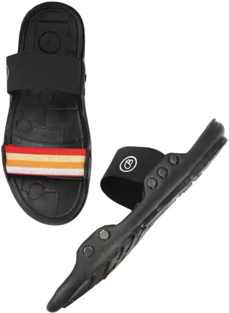 Men Sandal  (Black , 6)