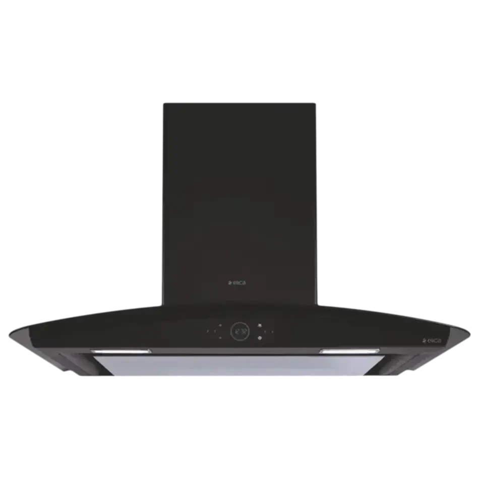 Elica iSMART Glace EDS LTW 90 Nero Wall-Mounted Chimney – 90 cm, Auto Clean, Motion Sensor, App Control