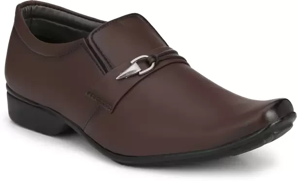 Slip On For Men  (Brown , 10)